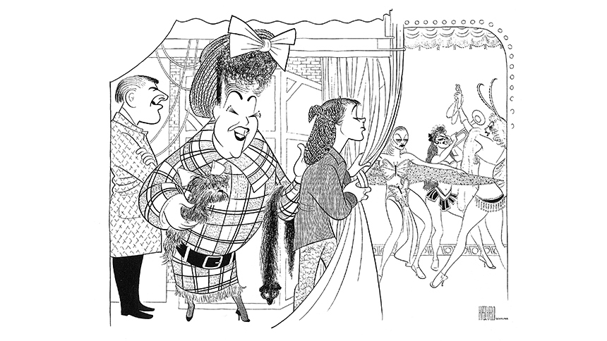 Al Hirschfeld- Merman- Gypsy- 1959