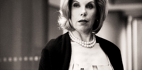 Christine Baranski- GIF- Gun
