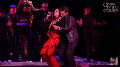 On Your Feet - Broadway- Josh Segarra- Ana Villafañe- GIF- Dance GIF