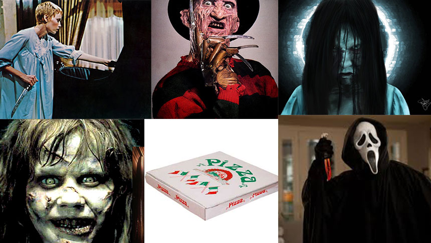Horror and pizza