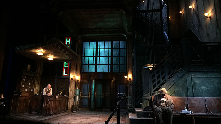 Hughie - Broadway- Christopher Oram- Set