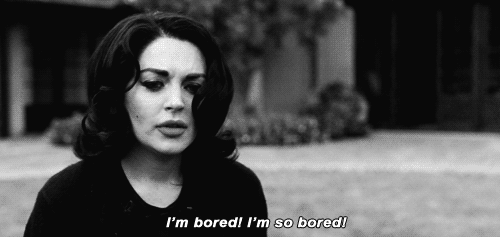 Lohan Bored GIF