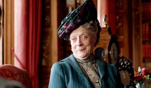 Maggie Smith GIF- Smile