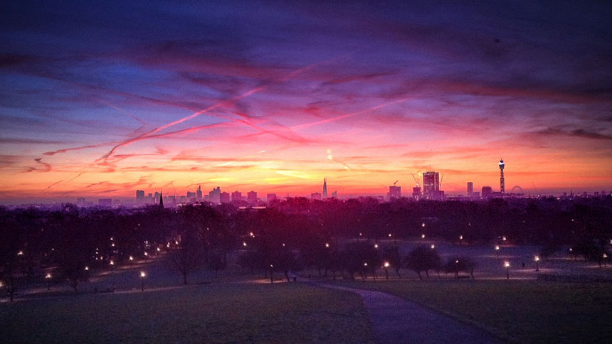 Primrose Hill, London- Sunset