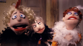 Golden Girls GIF- Puppet- Henny Penny