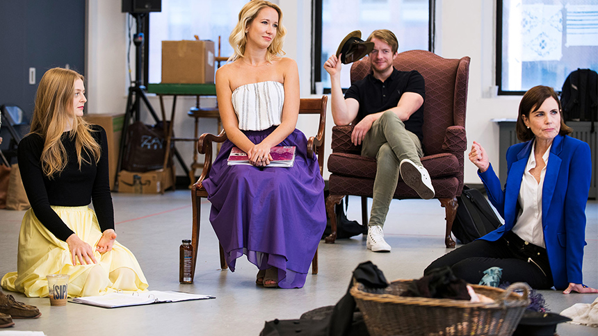 Time and the Conways Rehearsal Broadway