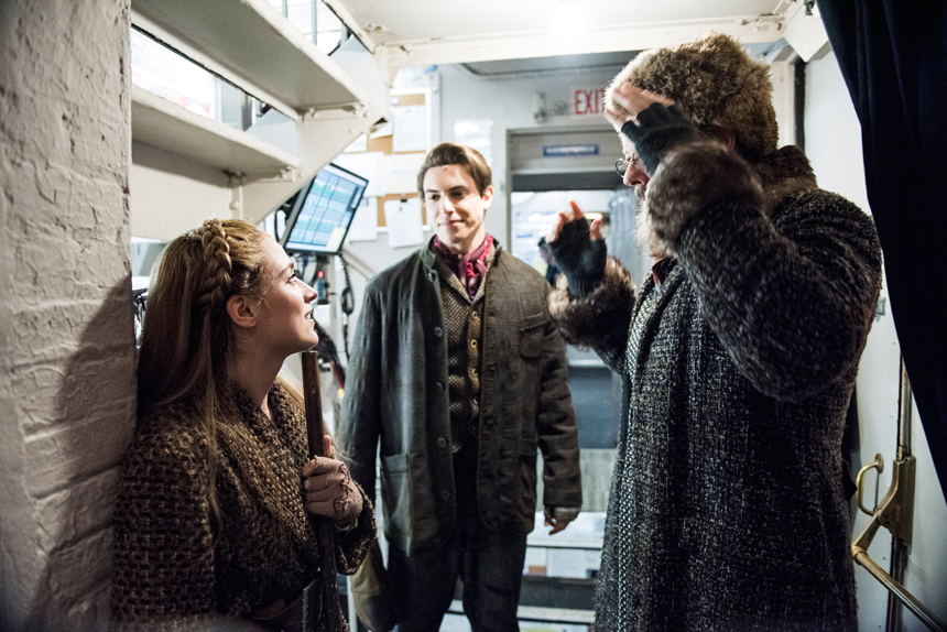Christy Altomare- Derek Klena- John Bolton- Anastasia - Musical- Broadway- Backstage