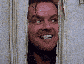 Here's Johnny GIF