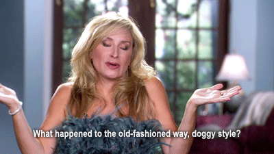 Sonja Morgan GIF- RHONY GIF- Sex Tips Discount