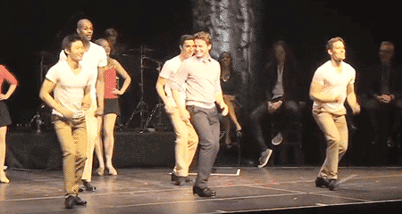 Jonathan Groff GIF- Anything Goes