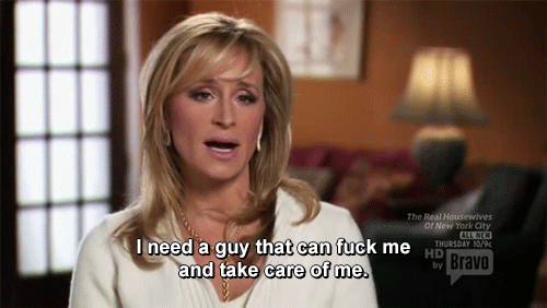 Sonja Morgan GIF- RHONY GIF- Sex Tips Discount