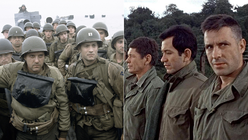 WWII movies- Saving Private Ryan- The Dirty Dozen